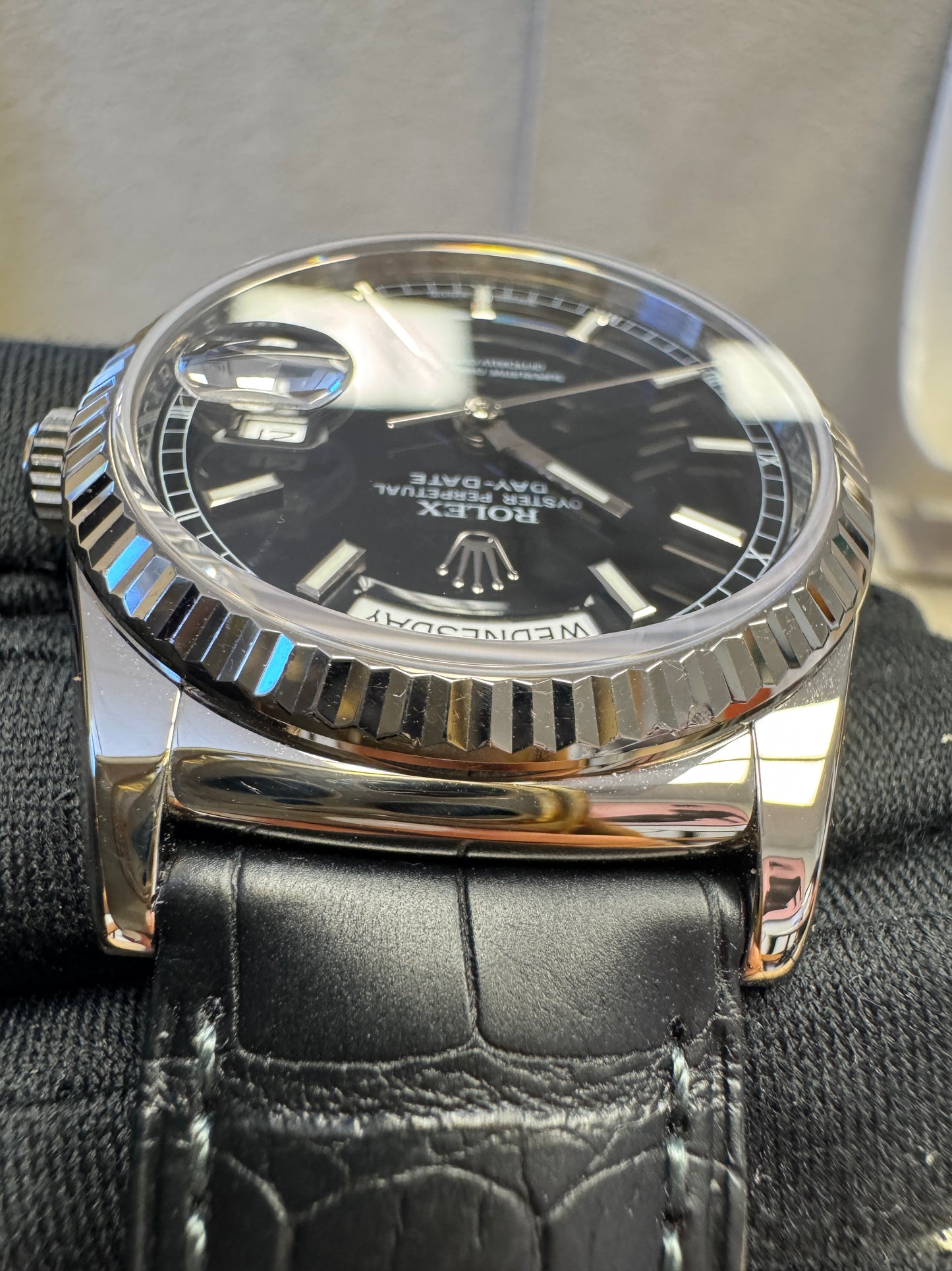Rolex Day-Date WG Black 118139