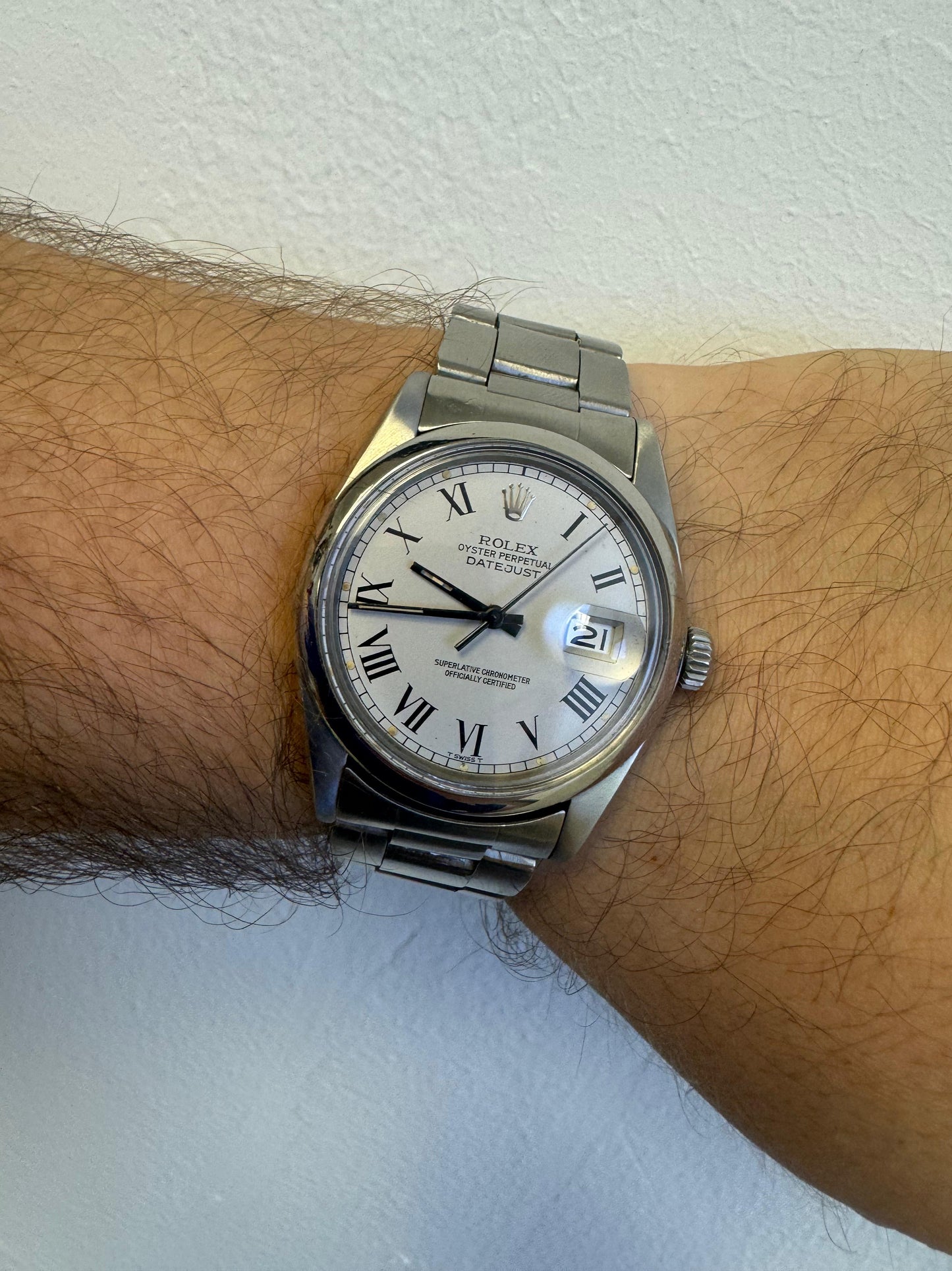 Rolex Datejust 36
BUCKLEY GREY SERVICED