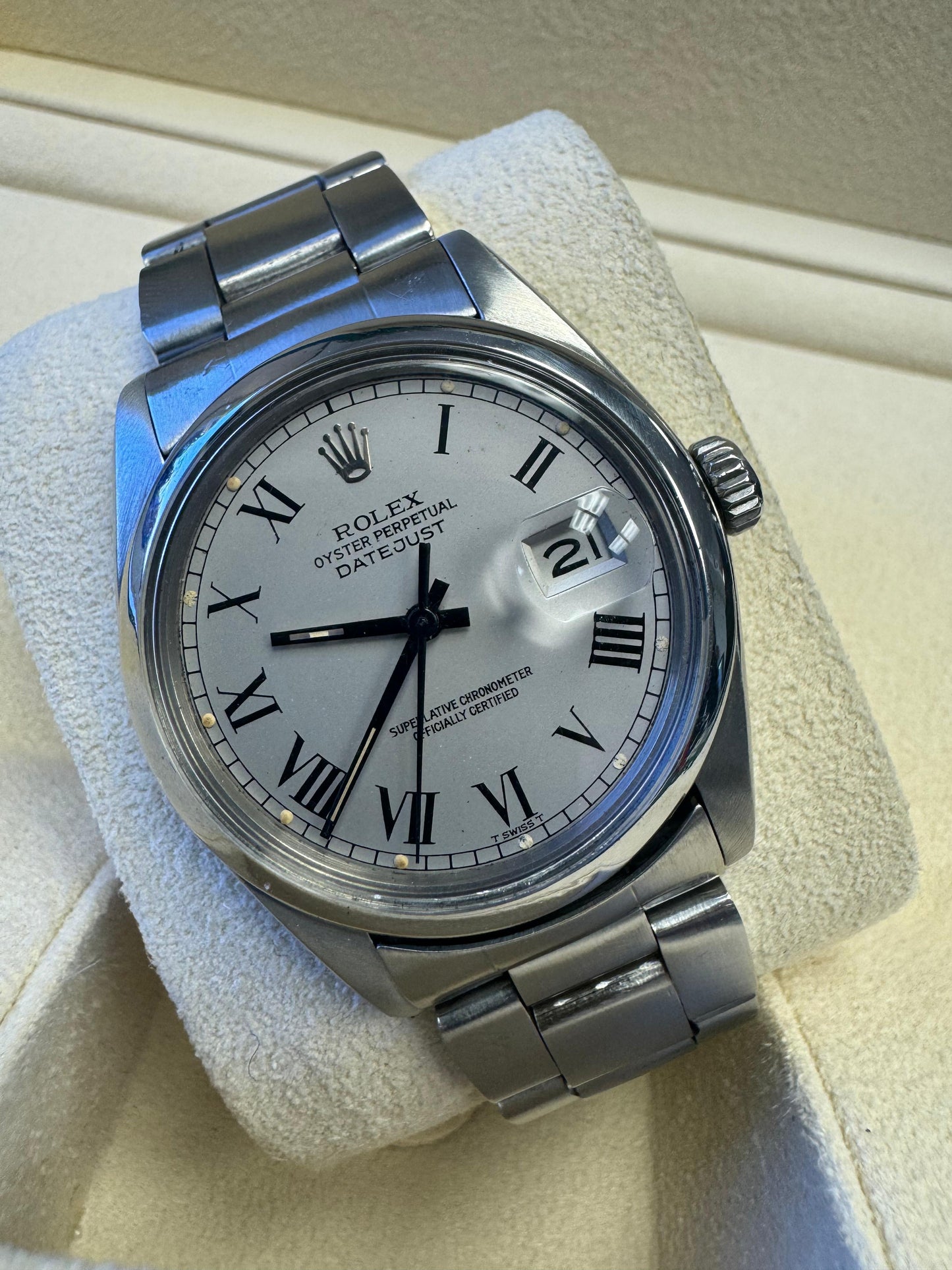 Rolex Datejust 36
BUCKLEY GREY SERVICED