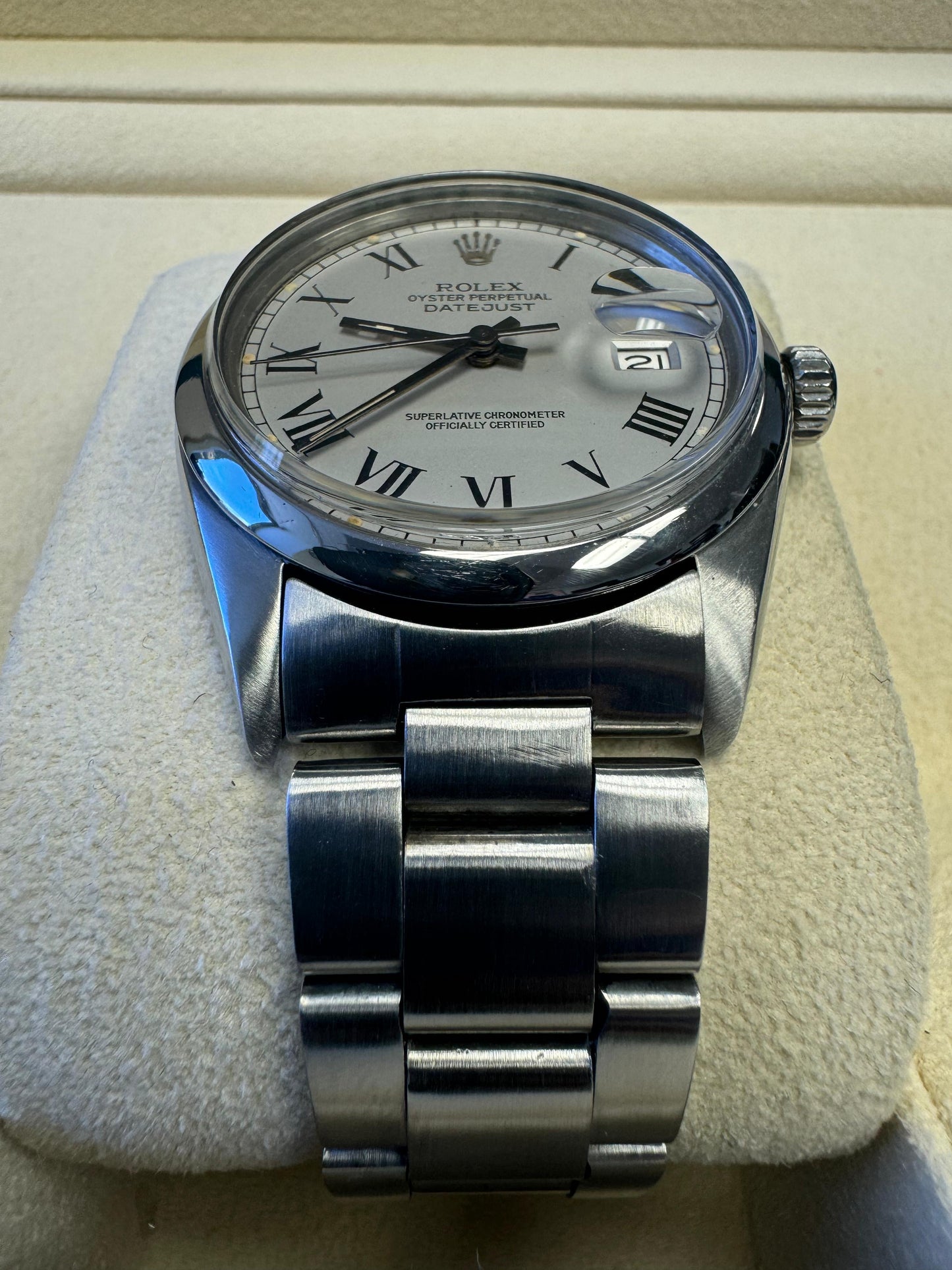 Rolex Datejust 36
BUCKLEY GREY SERVICED