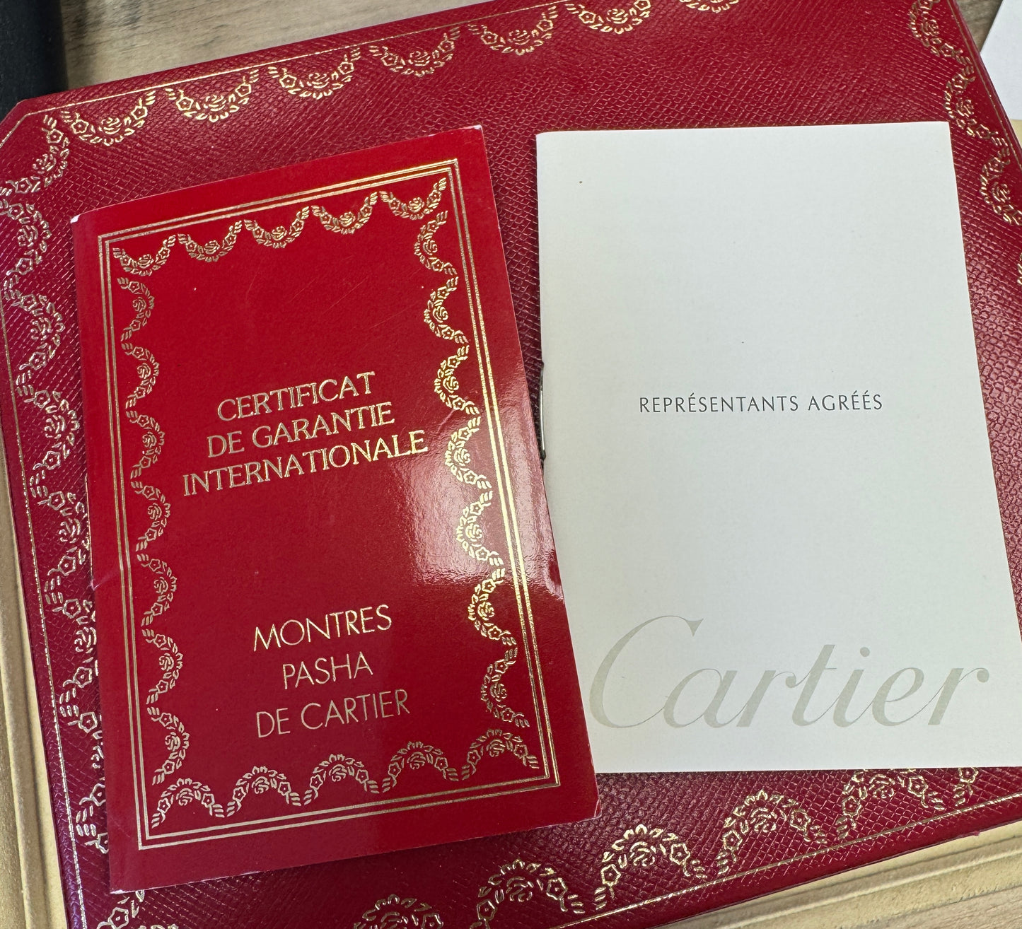 Cartier Pasha
Perpetual Calendar WARRANTY deployment buckle