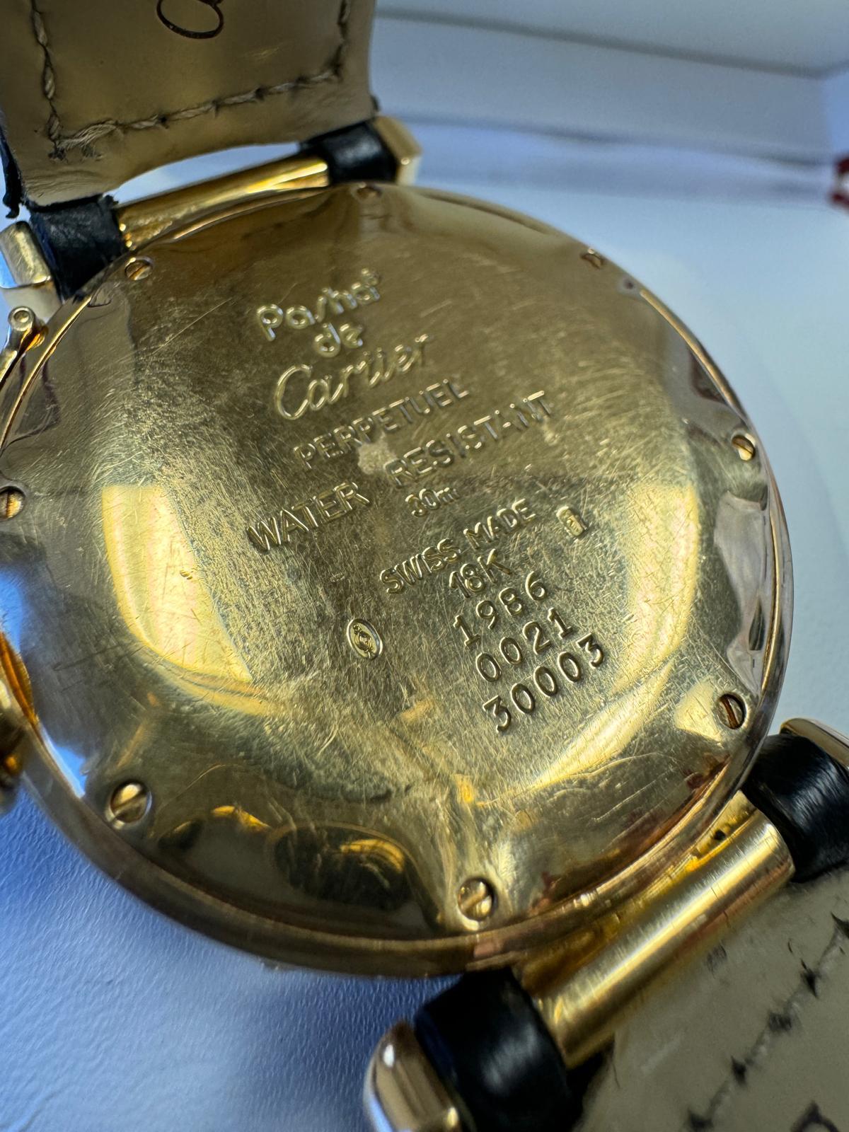 Cartier Pasha
Perpetual Calendar WARRANTY deployment buckle