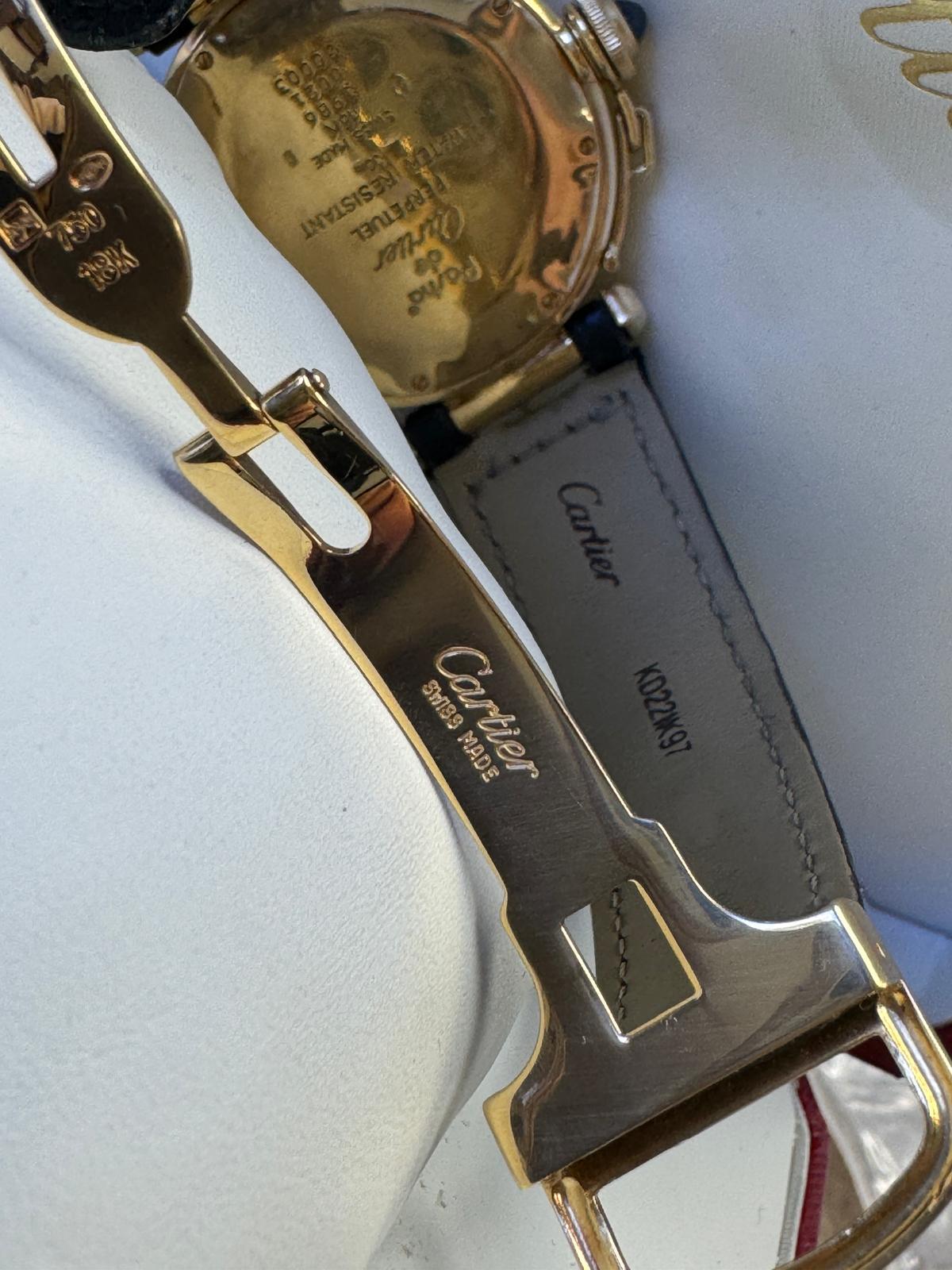 Cartier Pasha
Perpetual Calendar WARRANTY deployment buckle