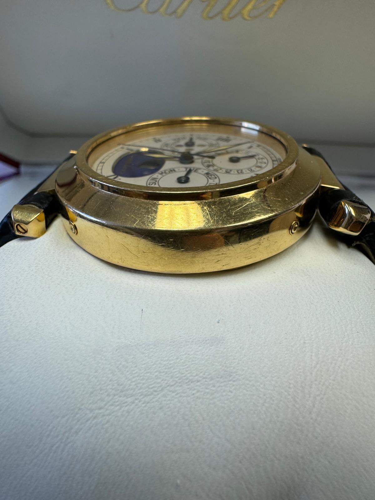 Cartier Pasha
Perpetual Calendar WARRANTY deployment buckle