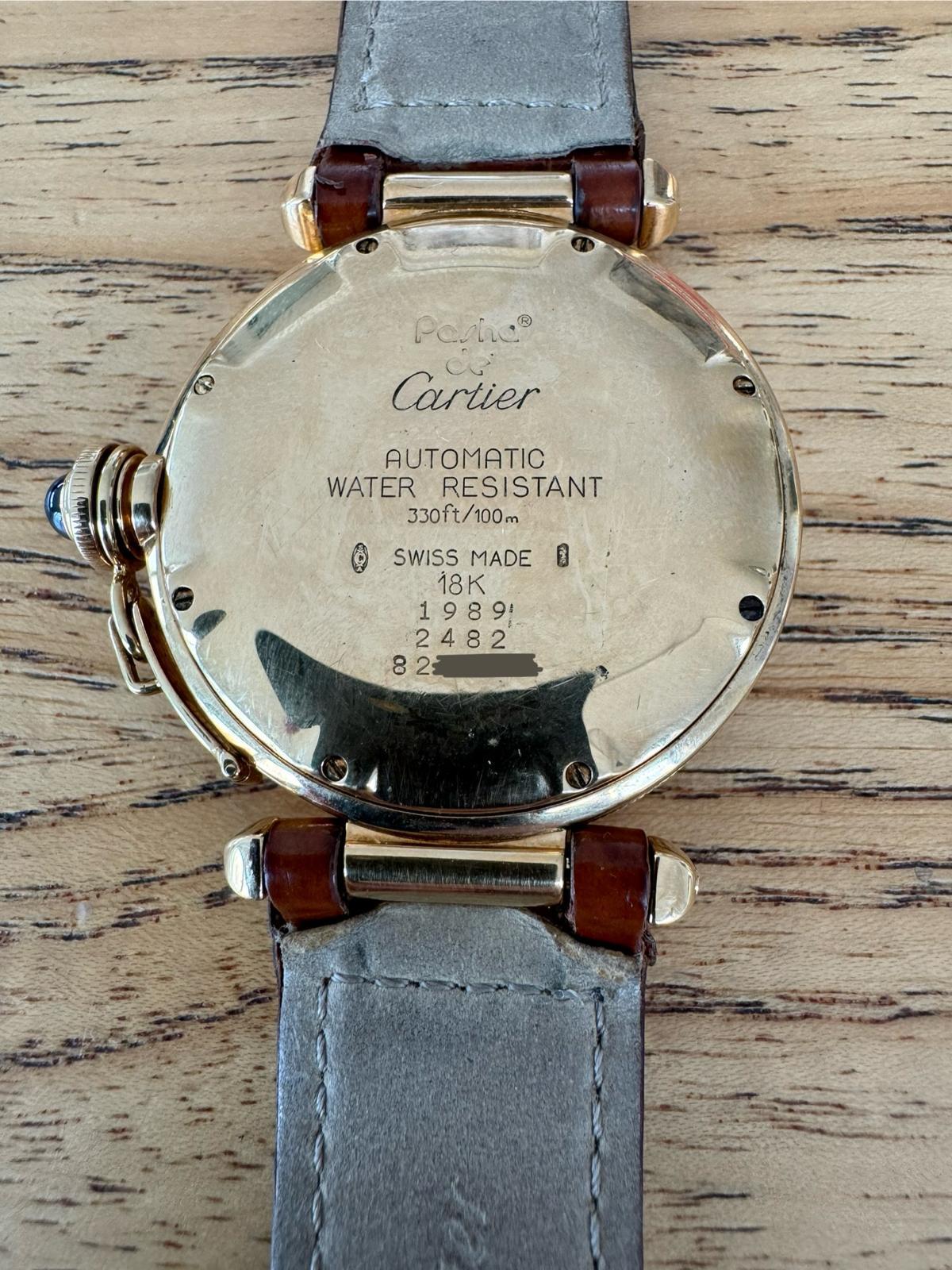 Cartier Pasha
18K Gold 38MM 1989