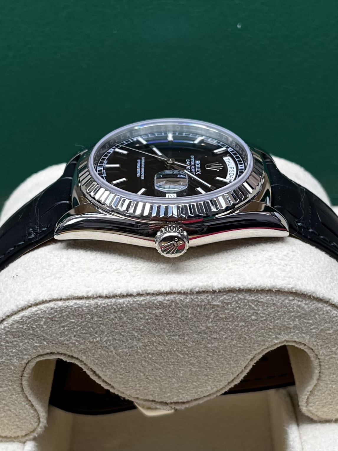 Rolex Day-Date WG Black 118139