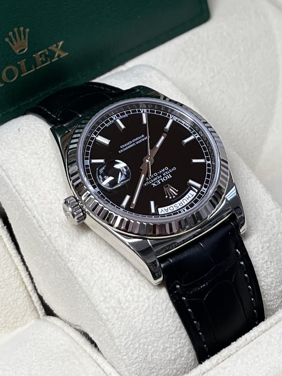 Rolex Day-Date WG Black 118139