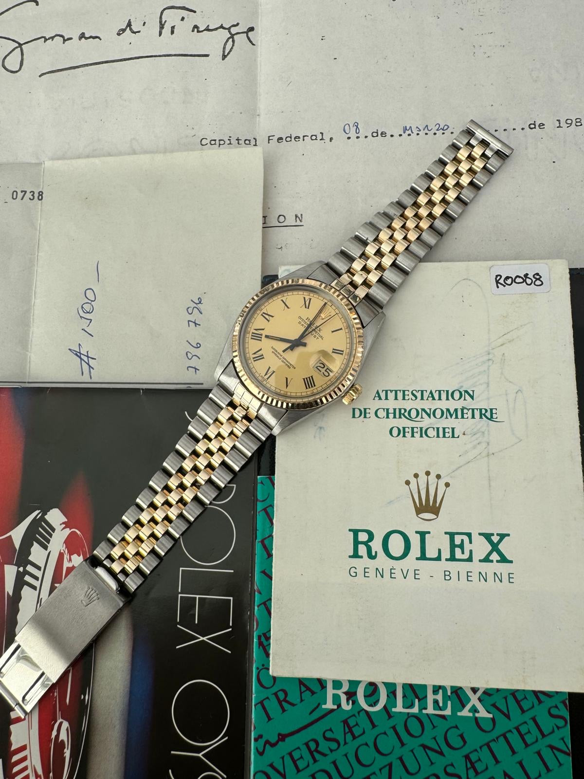 Rolex Datejust 36 BUCKLEY with PAPERS