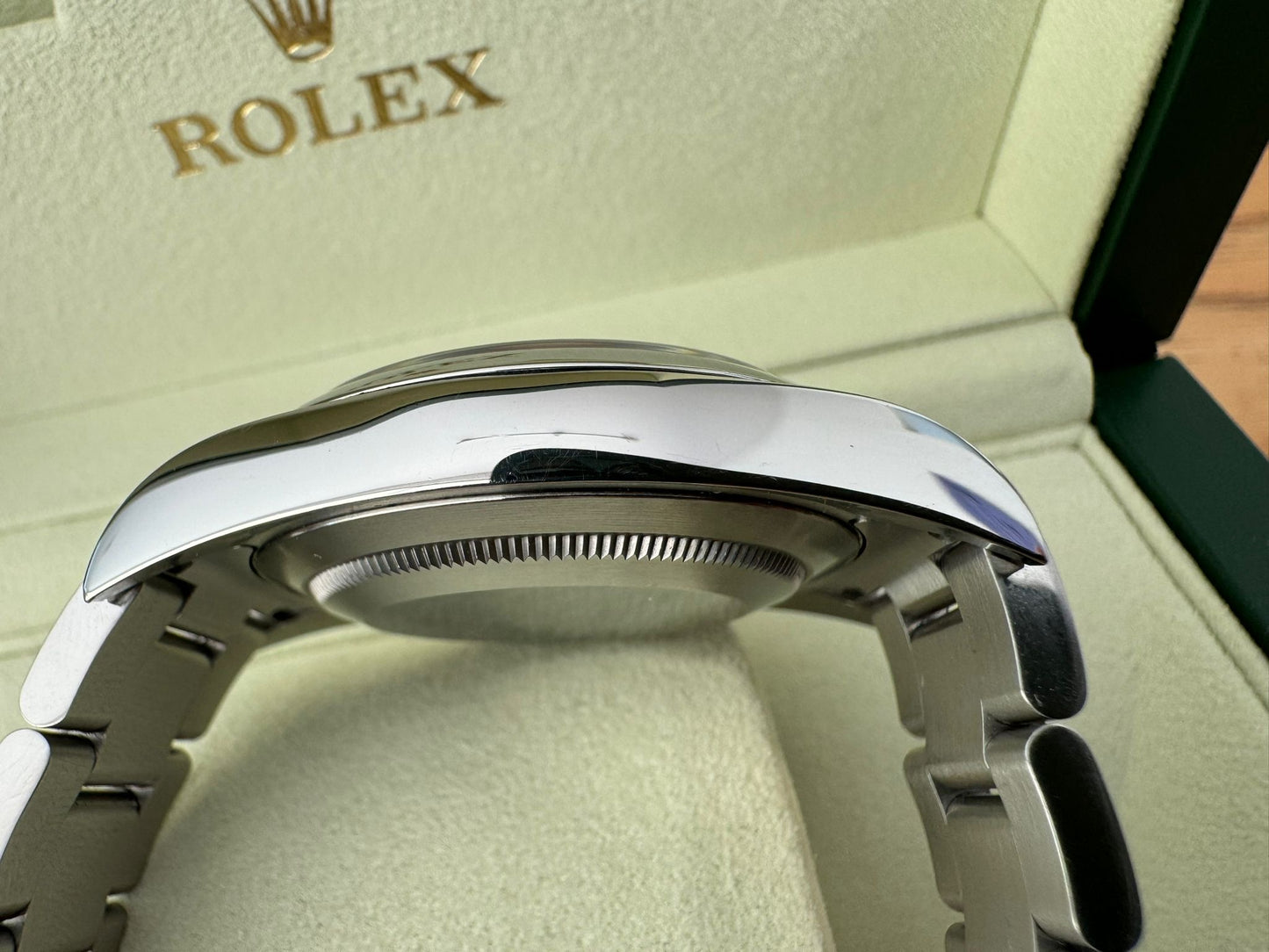 Rolex Oyster Perpetual 39 FULL SET GRAPE PURPLE 2015