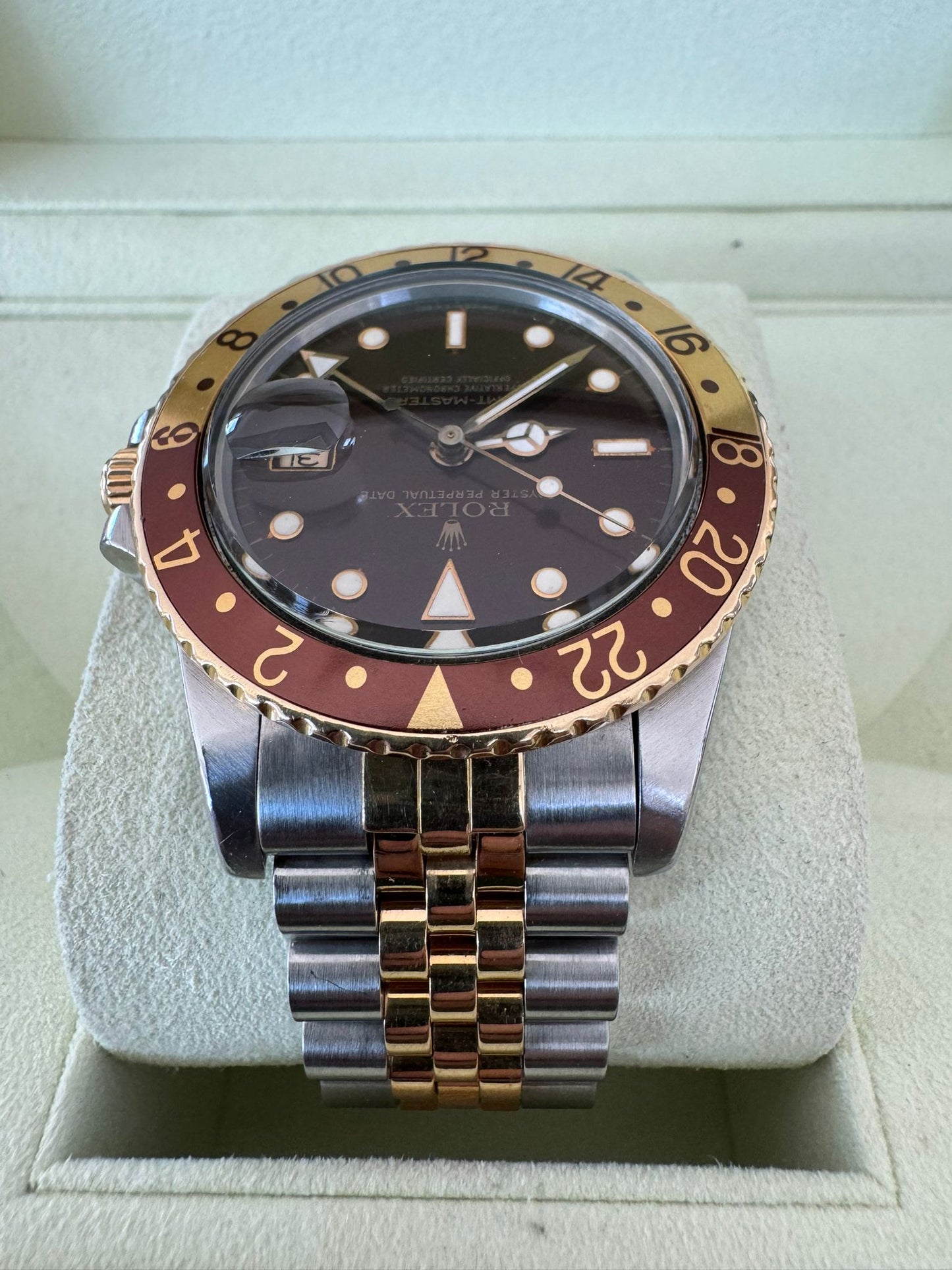 Rolex GMT-Master EYE OF TIGER ROOTBEER  1987