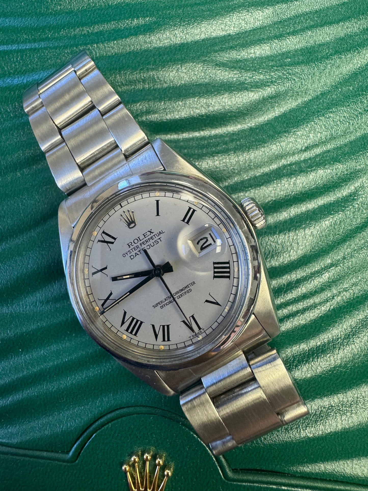 Rolex Datejust 36
BUCKLEY GREY SERVICED