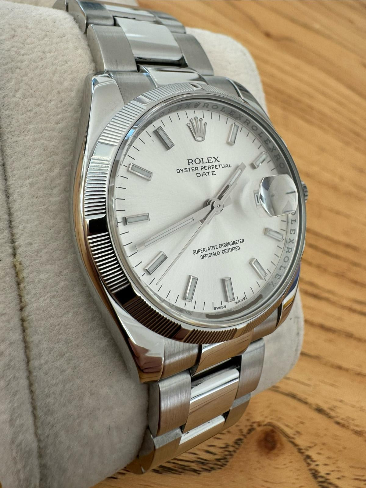 Rolex Oyster Perpetual Date Grey