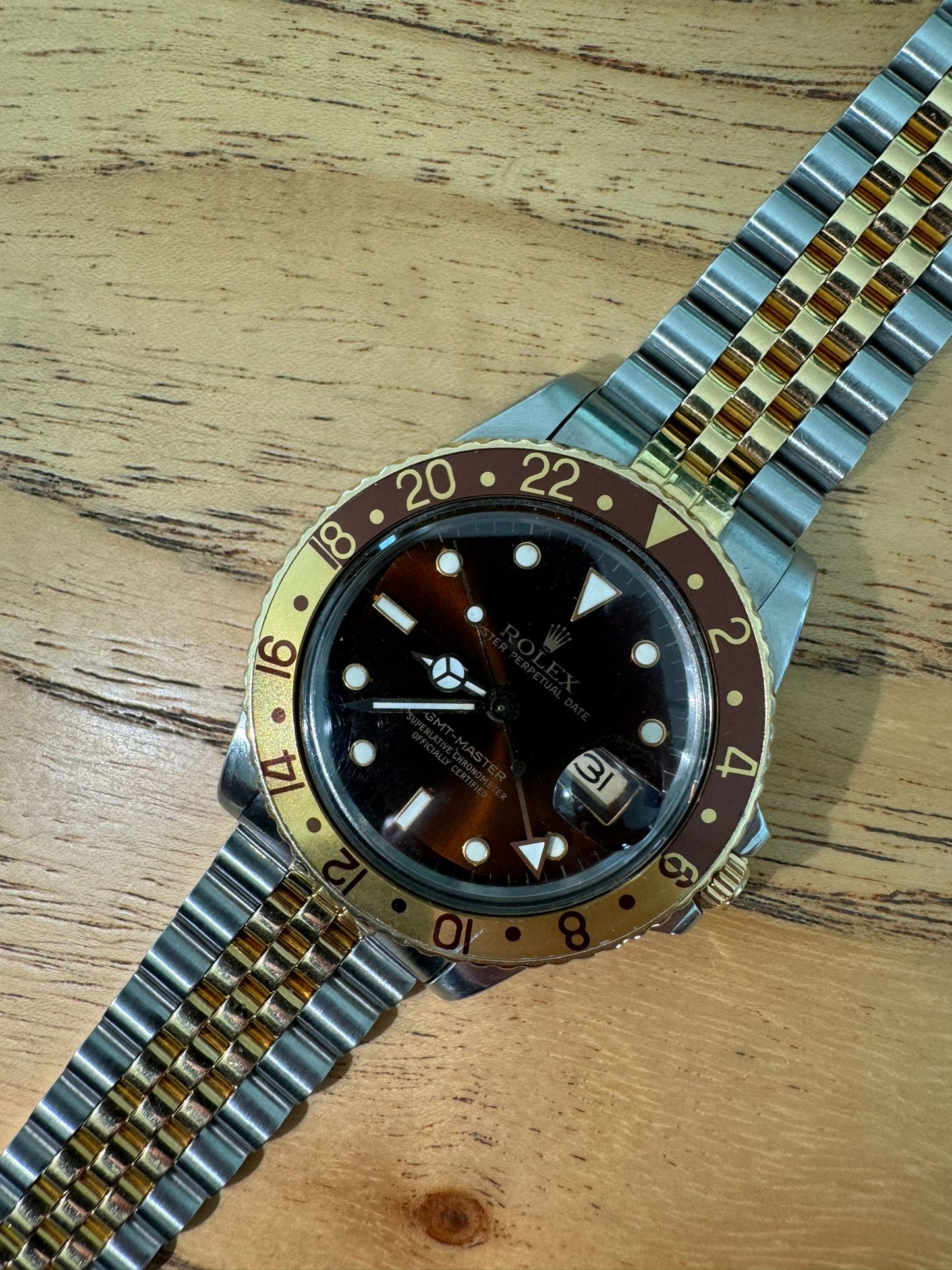 Rolex GMT-Master EYE OF TIGER ROOTBEER  1987