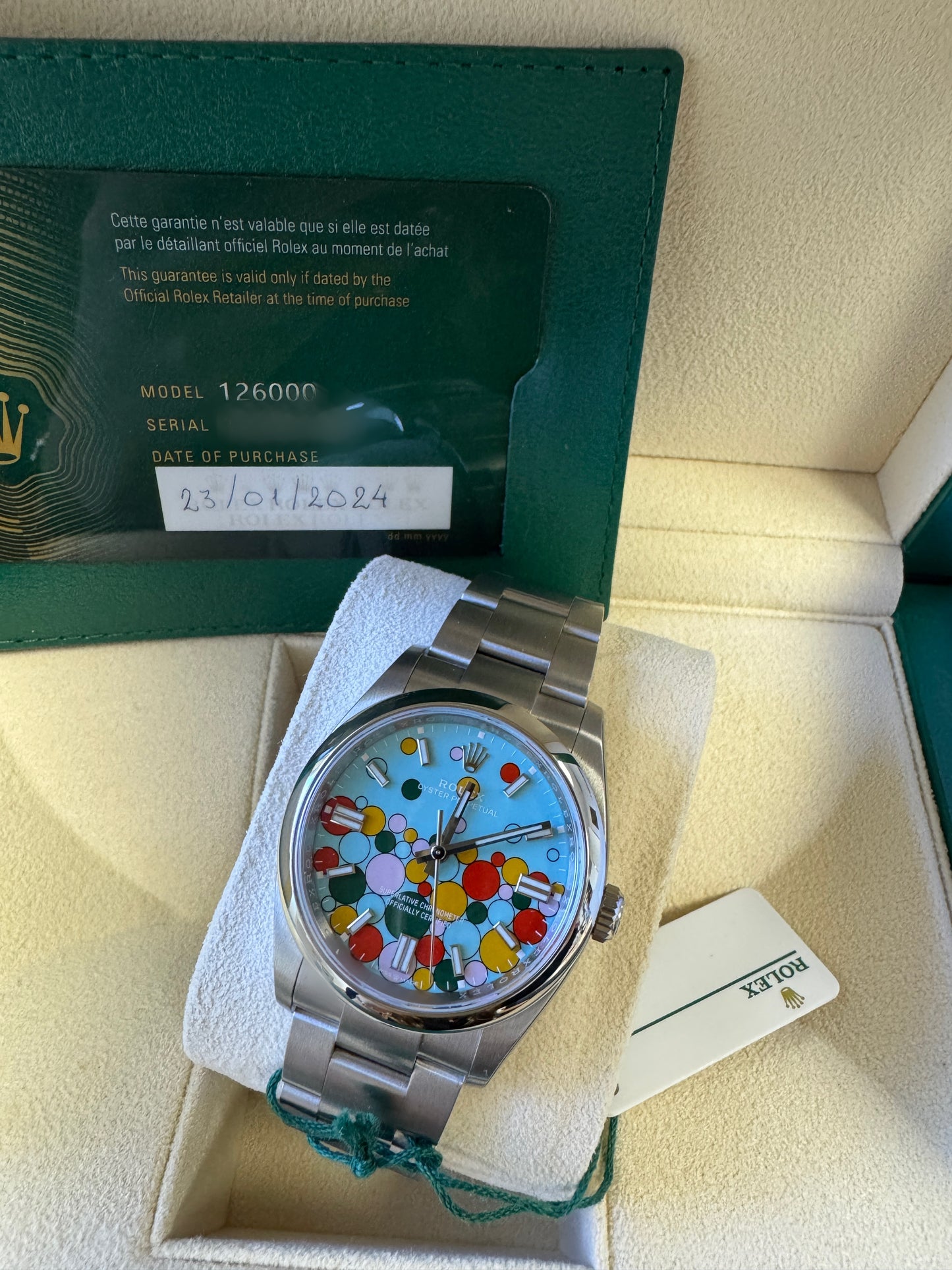 Rolex OP 36 Celebration NEW