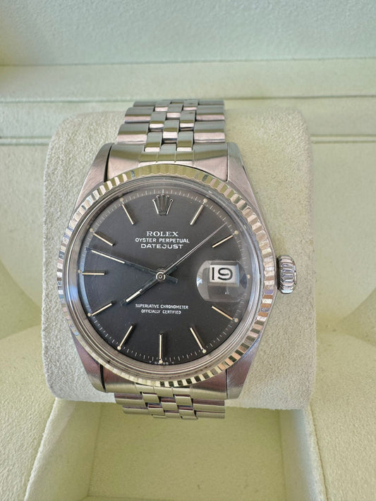 Rolex Datejust 36 GREY GHOST DIAL White Gold Bezel