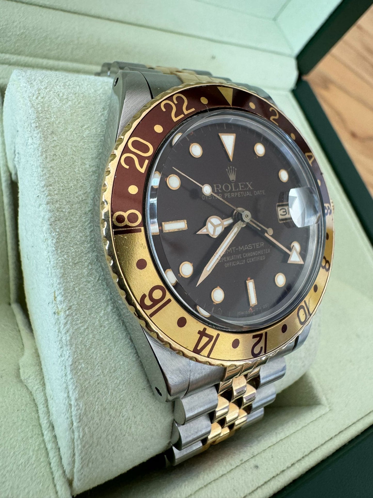 Rolex GMT-Master EYE OF TIGER ROOTBEER  1987