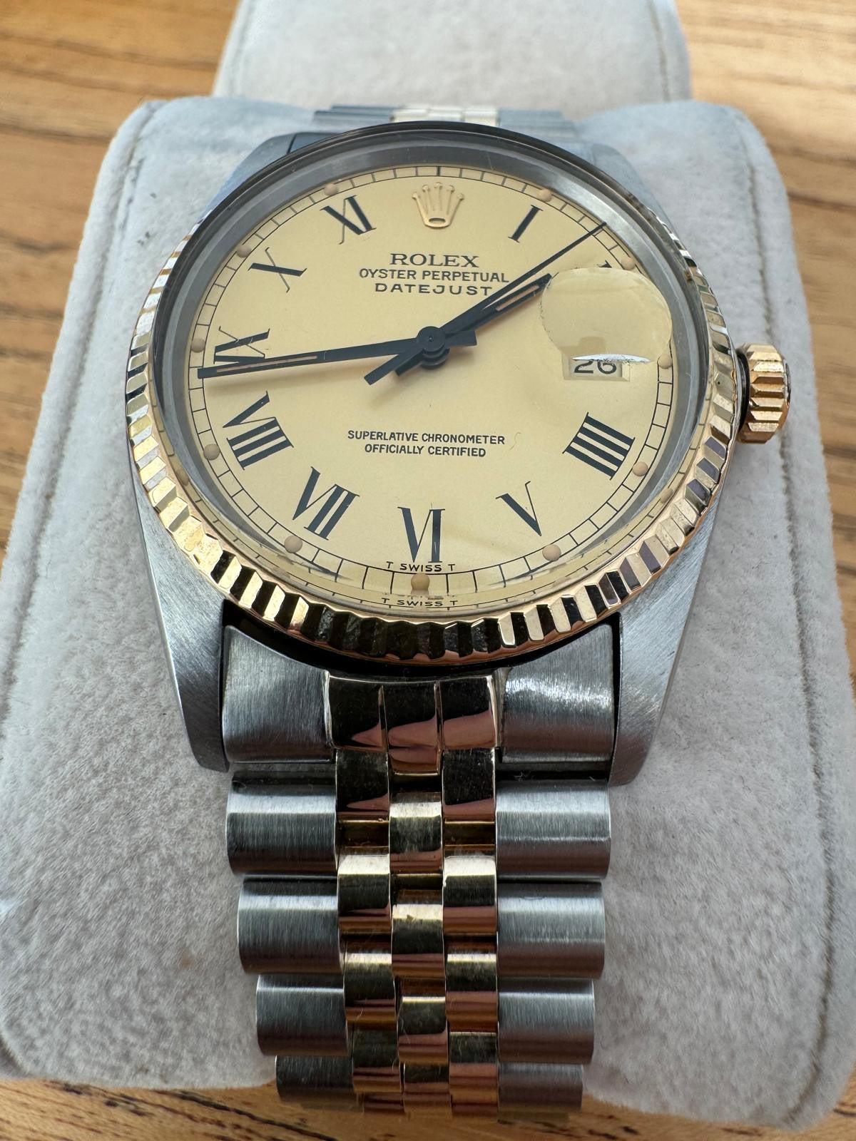 Rolex Datejust 36 BUCKLEY with PAPERS