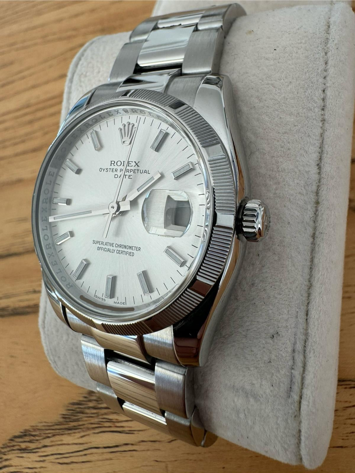 Rolex Oyster Perpetual Date Grey