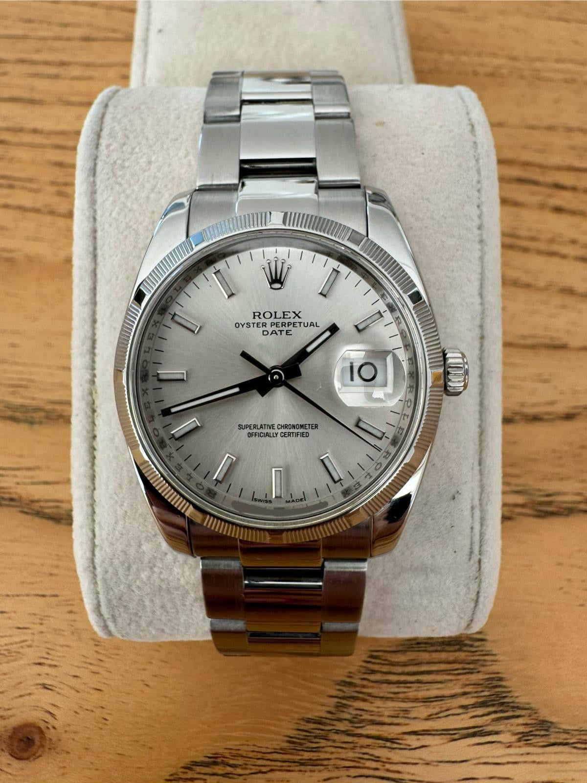 Rolex Oyster Perpetual Date Grey