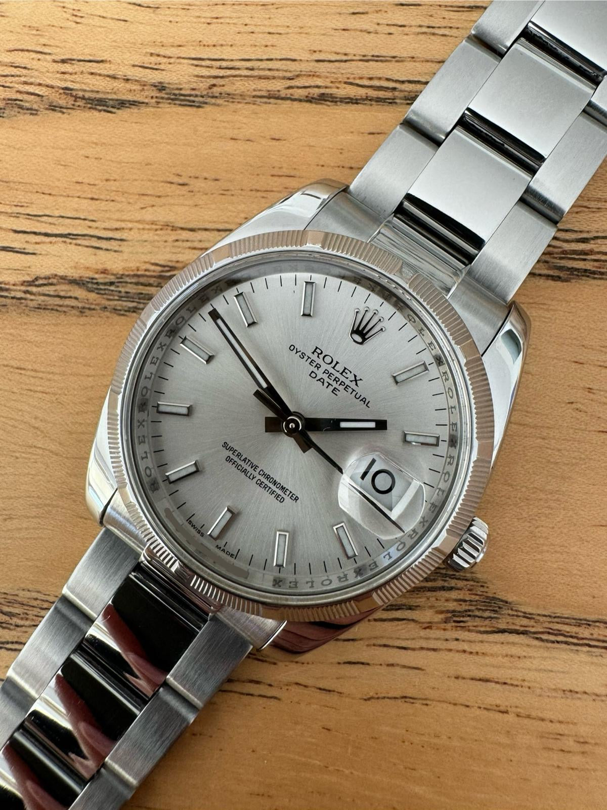 Rolex Oyster Perpetual Date Grey