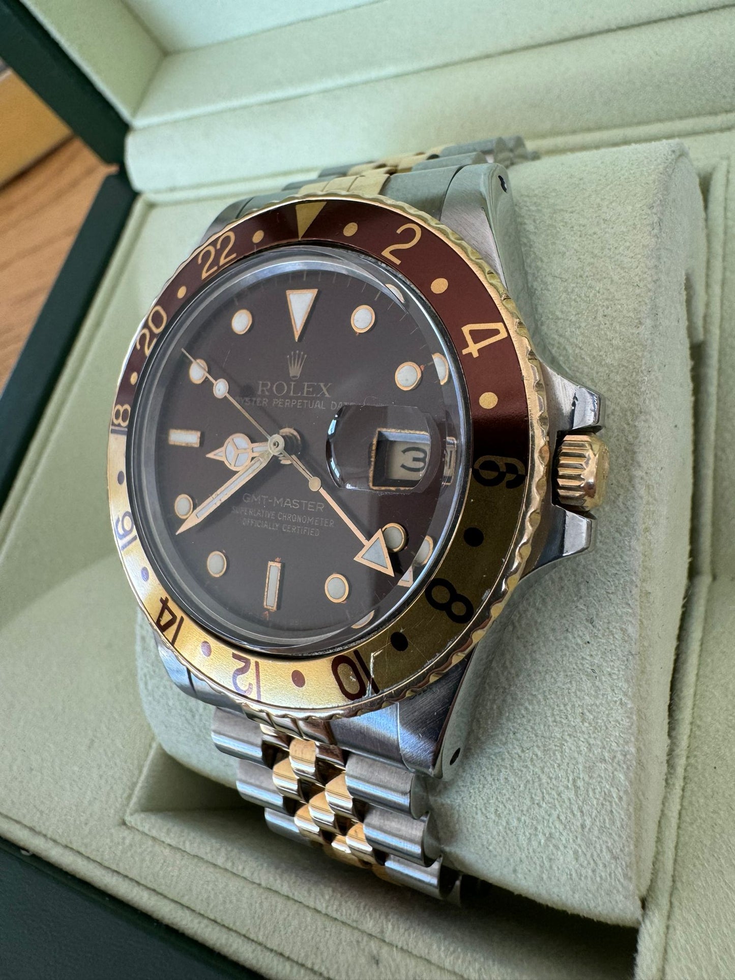 Rolex GMT-Master EYE OF TIGER ROOTBEER  1987