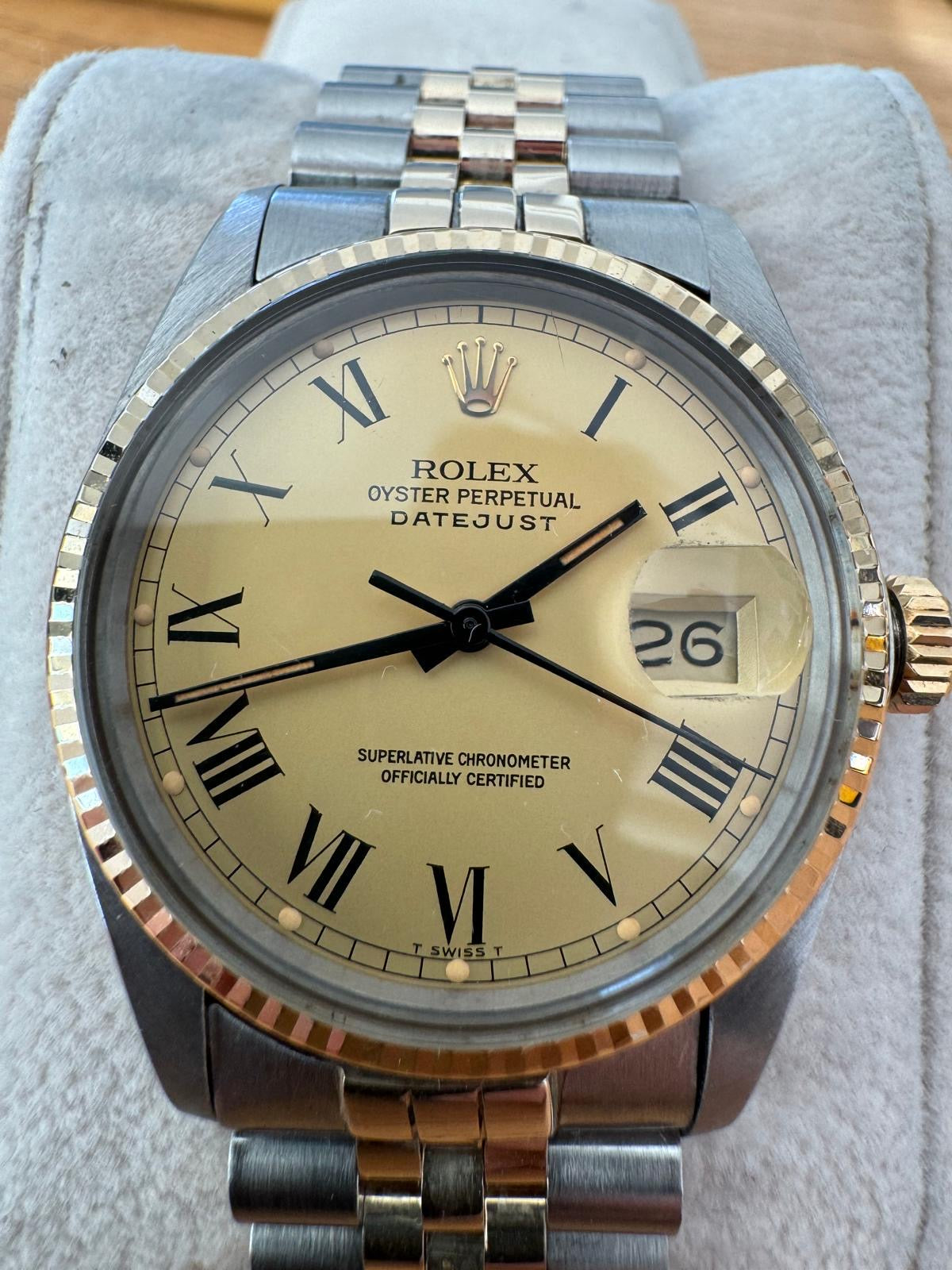 Rolex Datejust 36 BUCKLEY with PAPERS