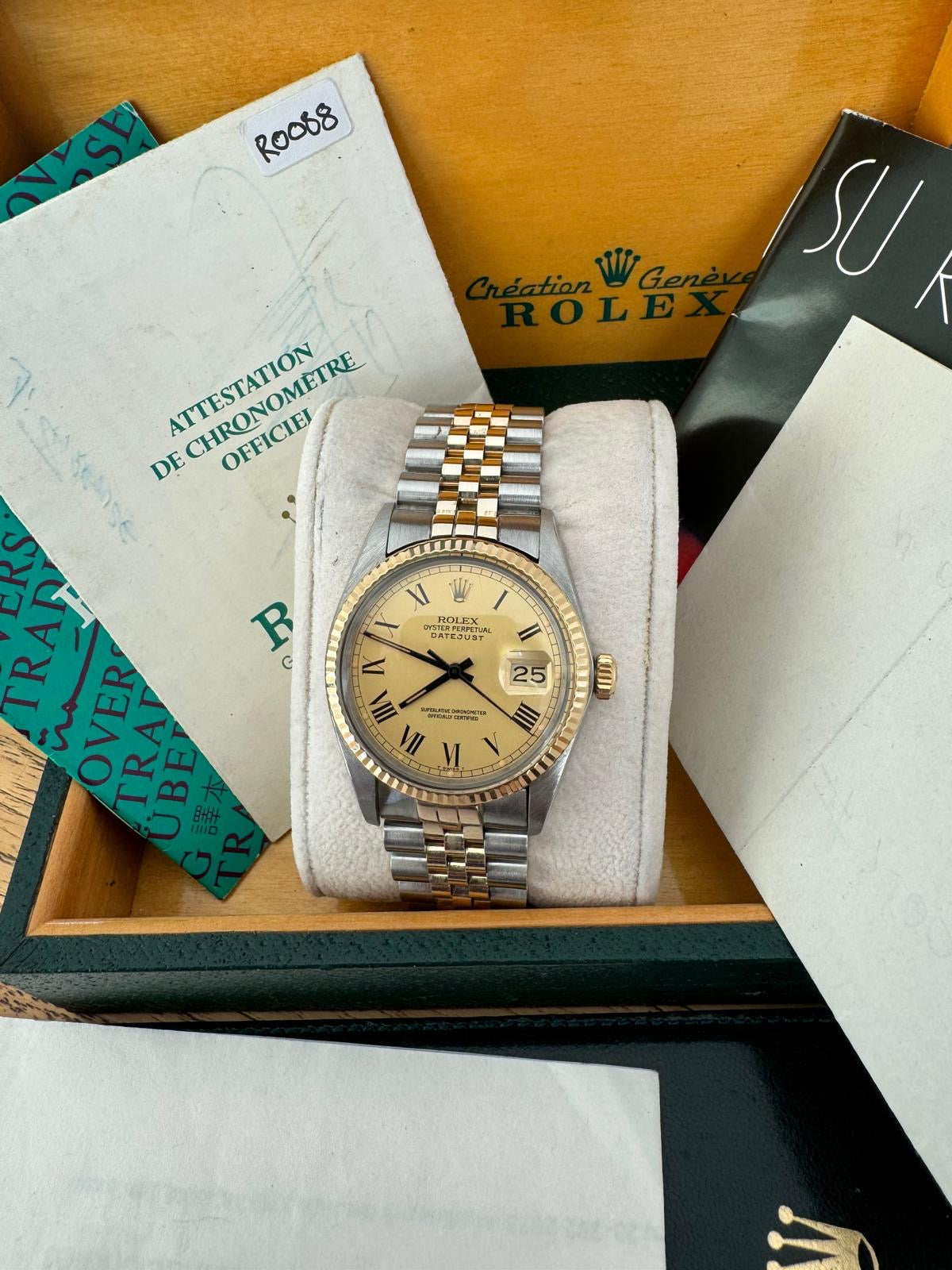 Rolex Datejust 36 BUCKLEY with PAPERS