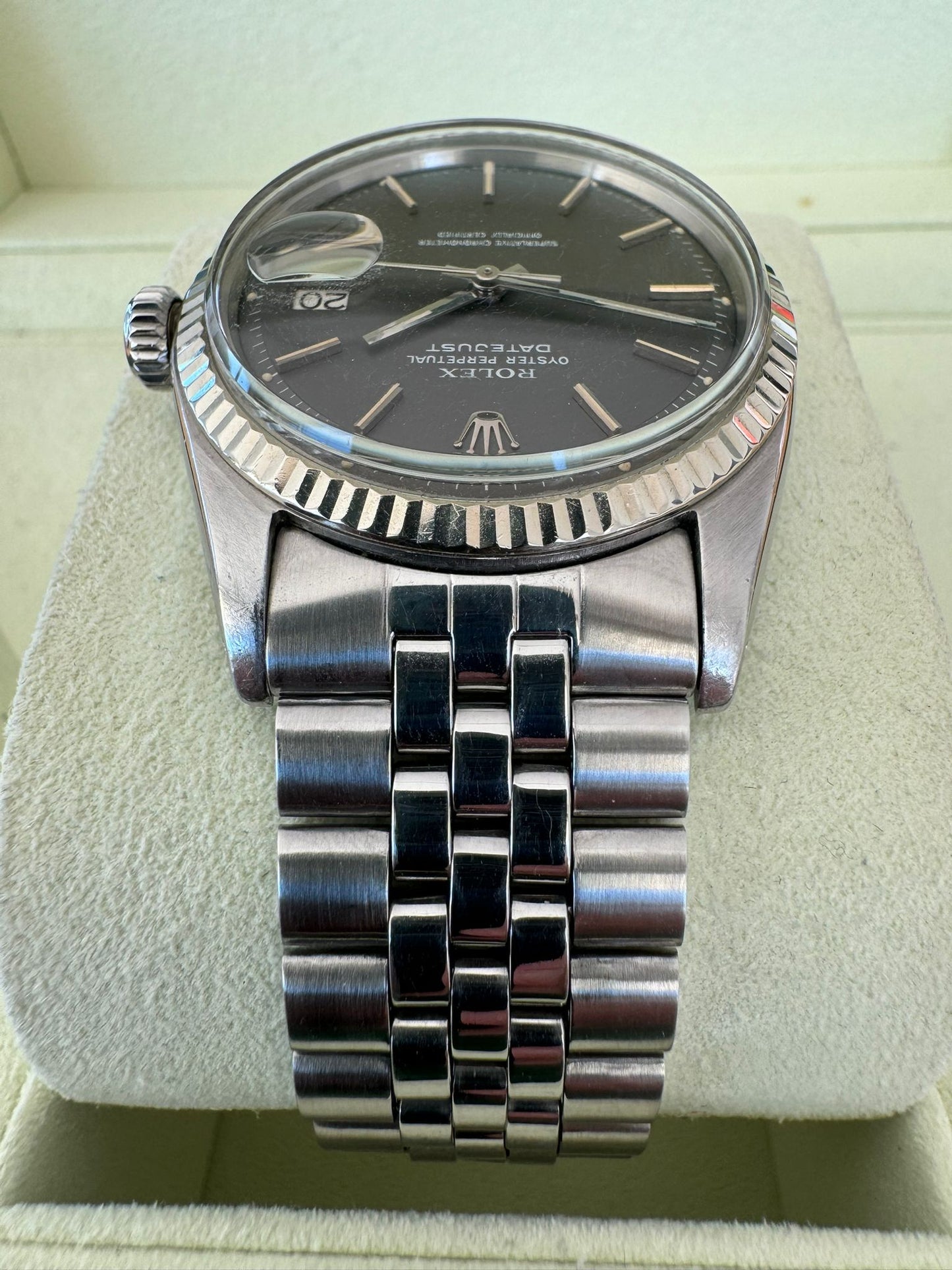 Rolex Datejust 36 GREY GHOST DIAL White Gold Bezel