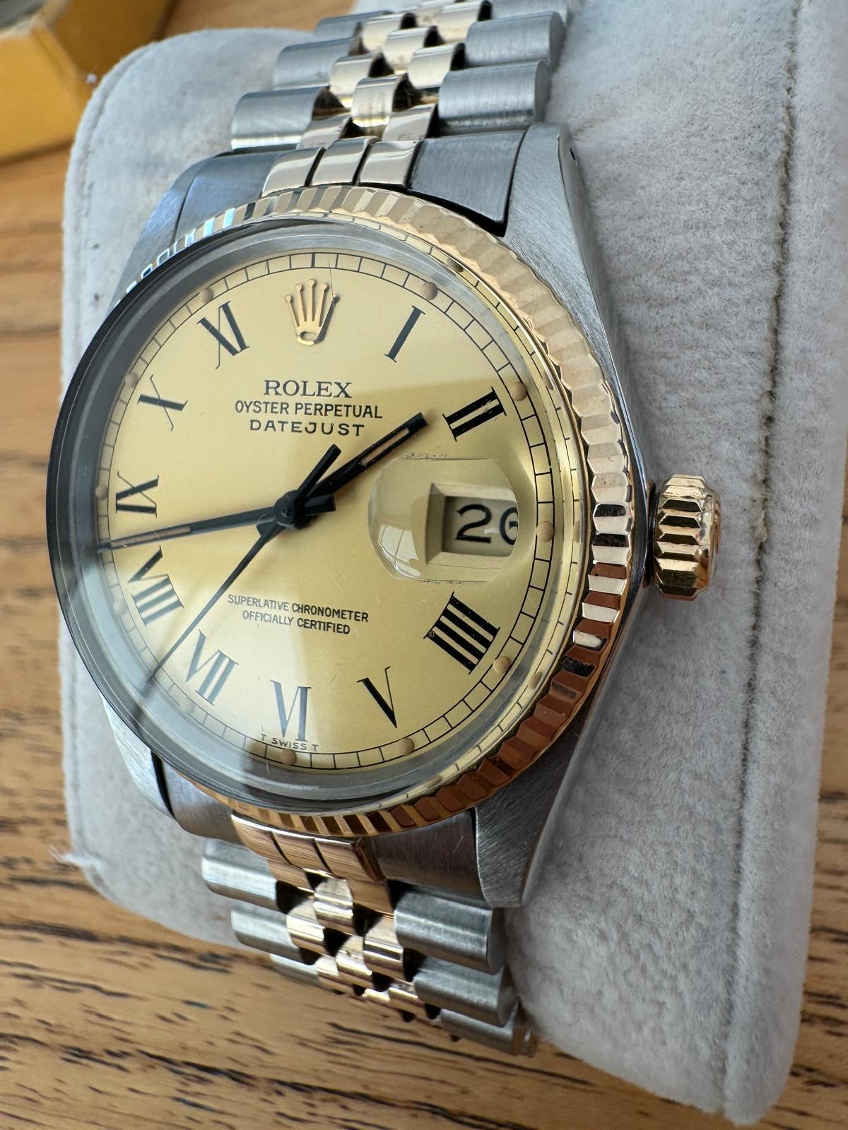 Rolex Datejust 36 BUCKLEY with PAPERS