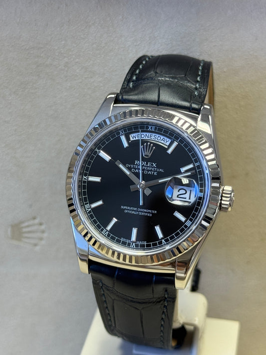Rolex Day-Date WG Black 118139
