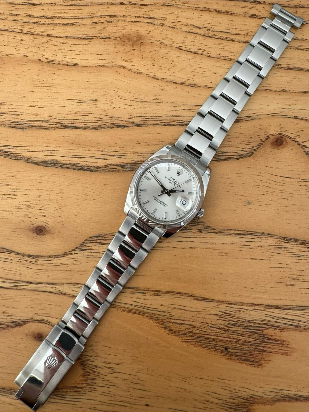 Rolex Oyster Perpetual Date Grey