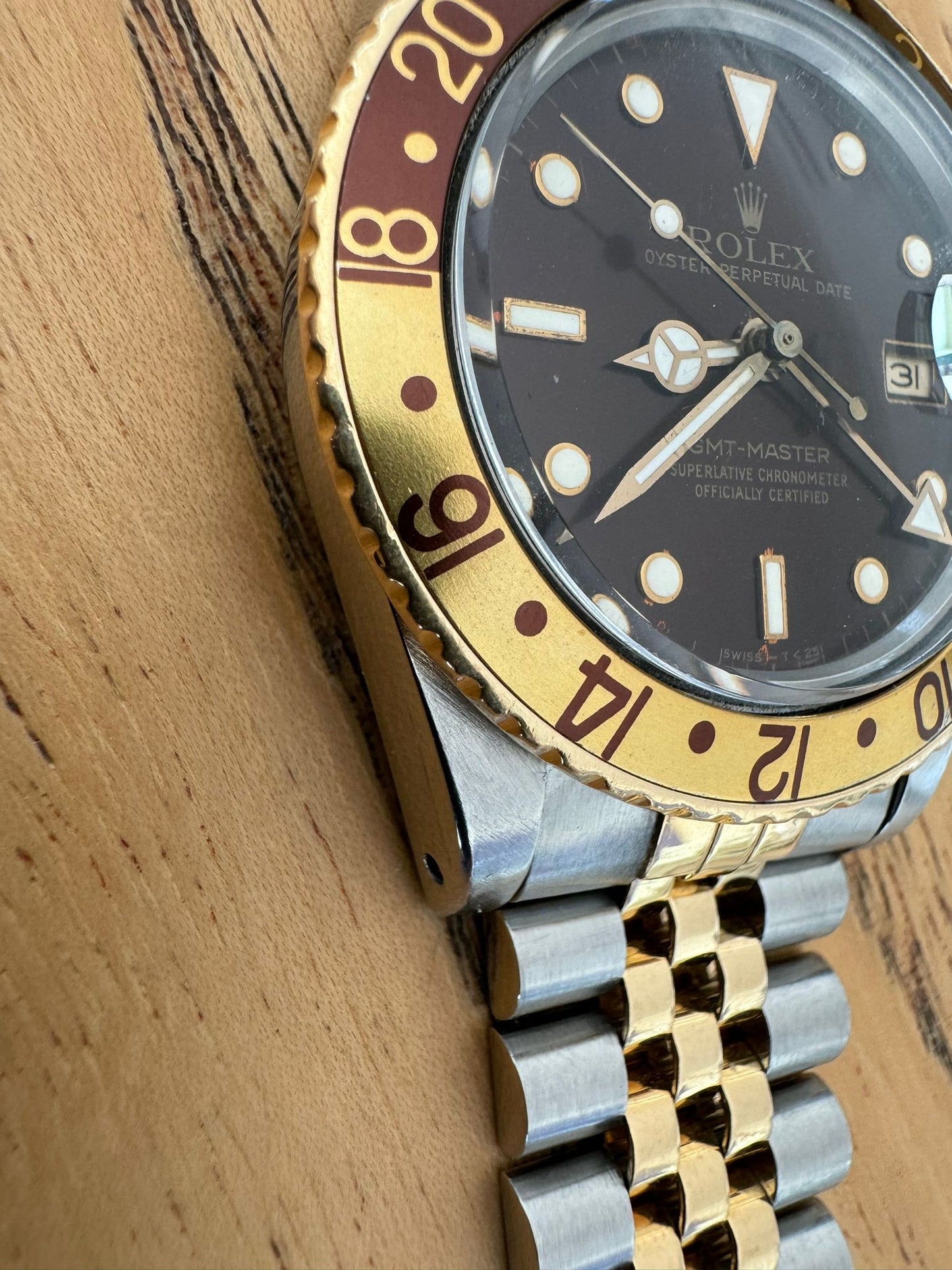 Rolex GMT-Master EYE OF TIGER ROOTBEER  1987